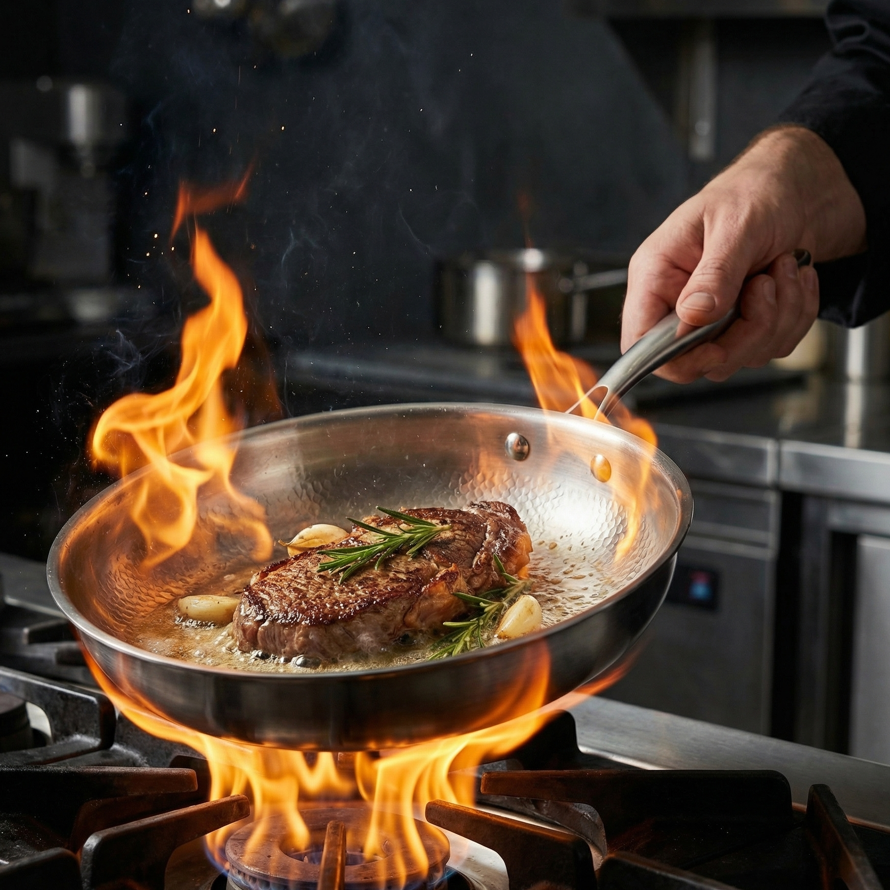 Simmr™ Titanium Hammered Pan Pro