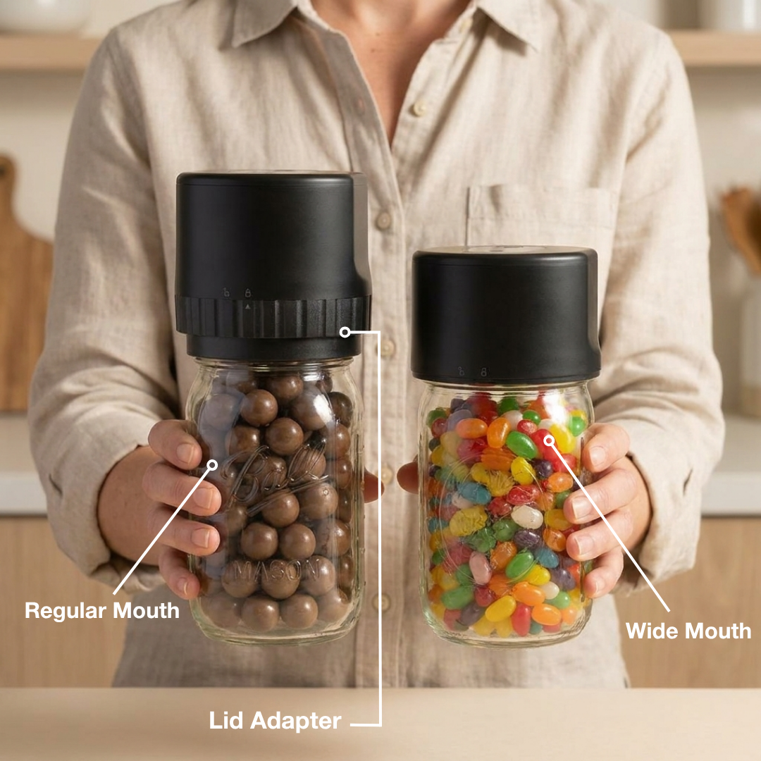 FreshGuard™ Vacuum Mason Jar Sealer