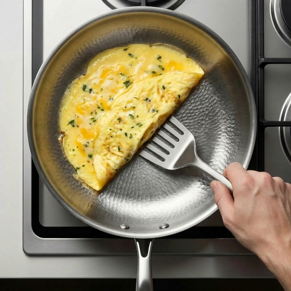 Titanium Hammered Pan & Utensils Bundle