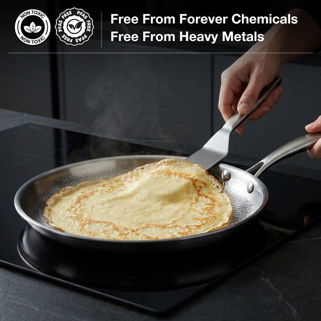 Simmr™ Titanium Hammered Flat Pan